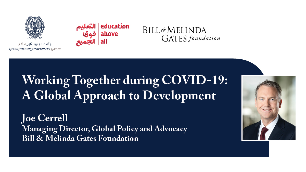 Working Together during COVID-19: A Global Approach to Development