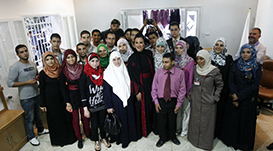 Visit by Her Highness to Gaza